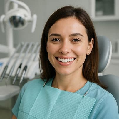 patient in a modern dental chair